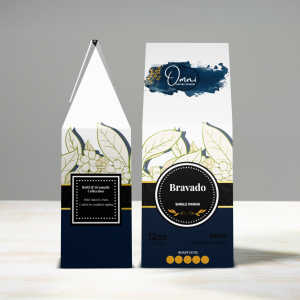 Bravado from the Bold & Dramatic specialty coffee collection by Omni Coffee Studio.